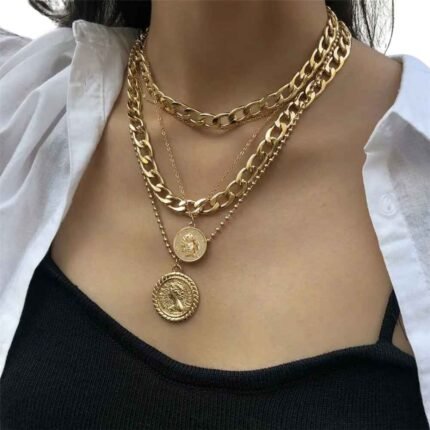 Gold Pendant Necklace