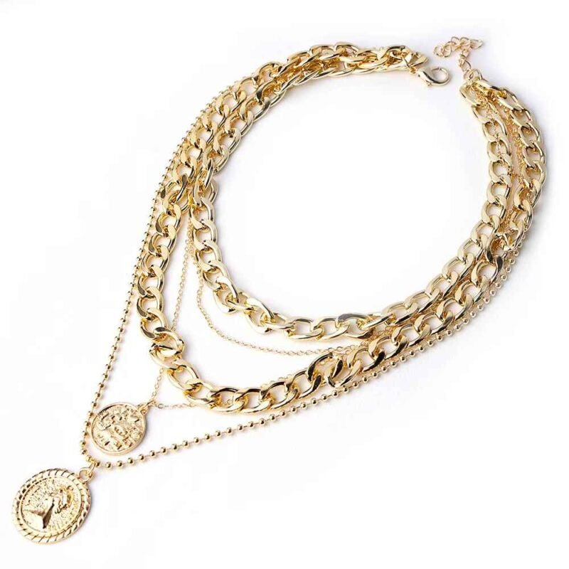 Gold Pendant Necklace