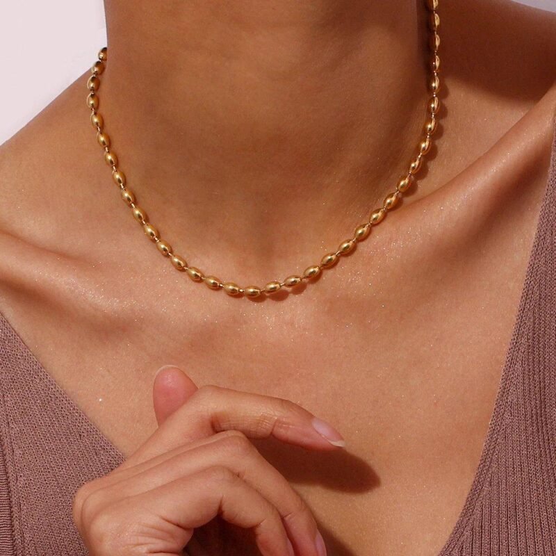 gold plated necklace