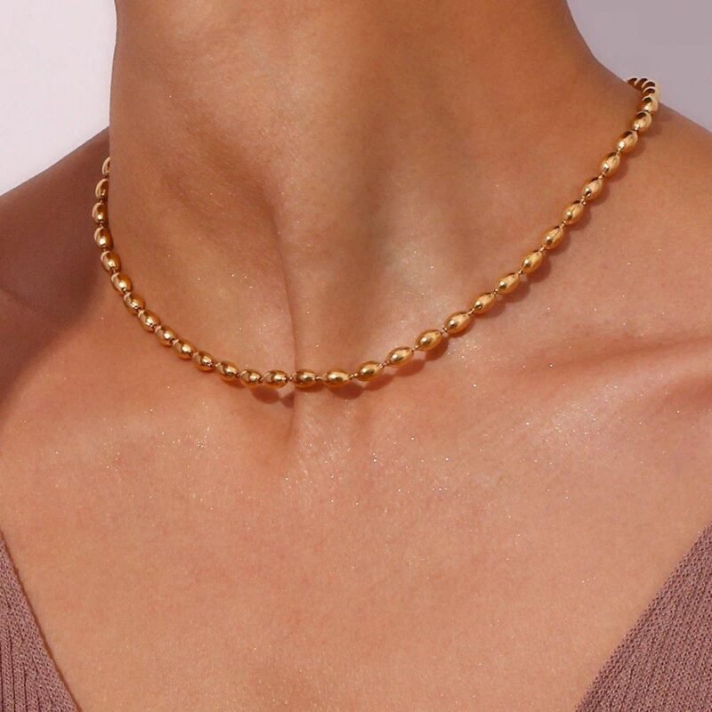 gold plated necklace